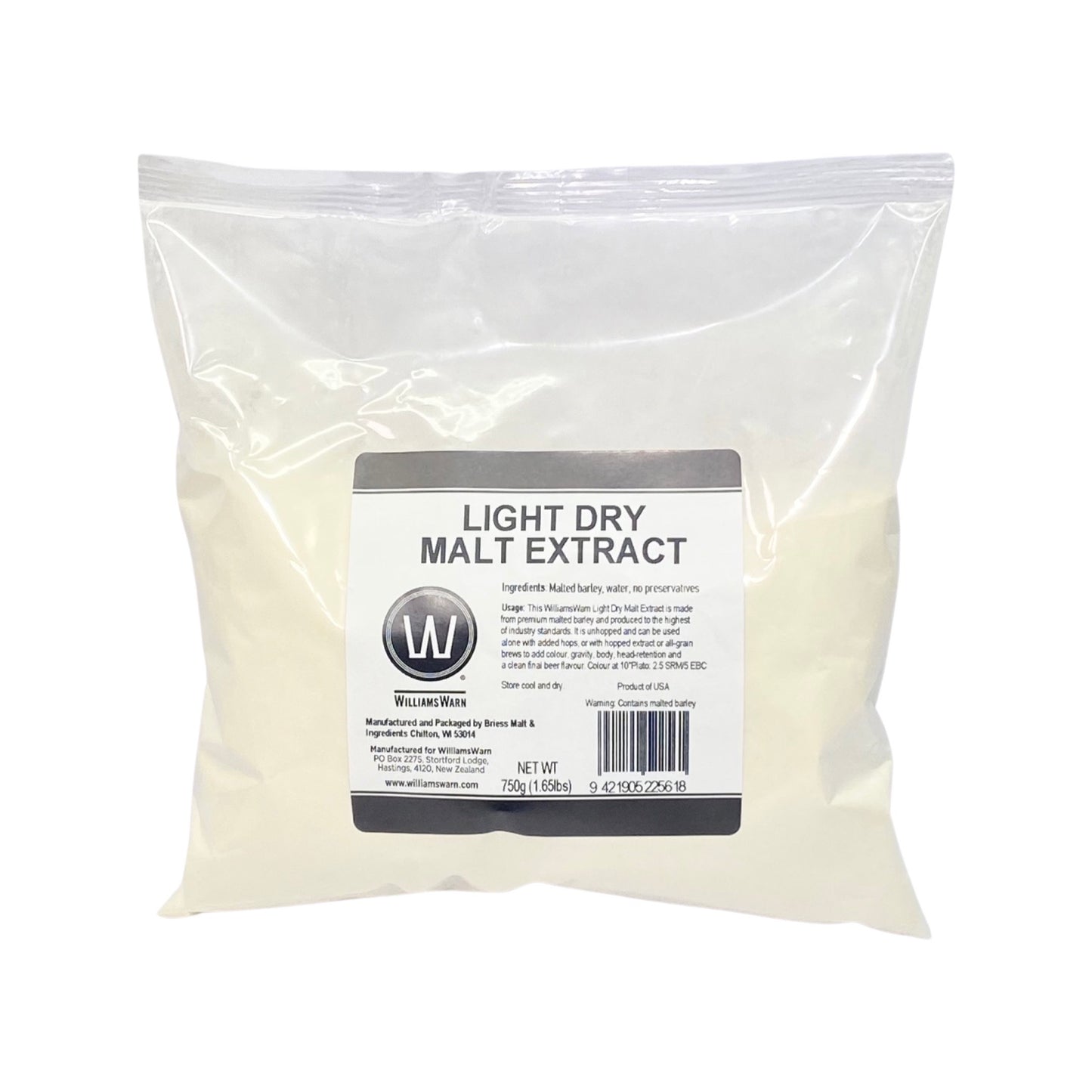 Light Dry Malt Extract 750g