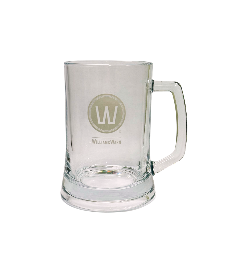 WW Glass Beer Handle 500ml