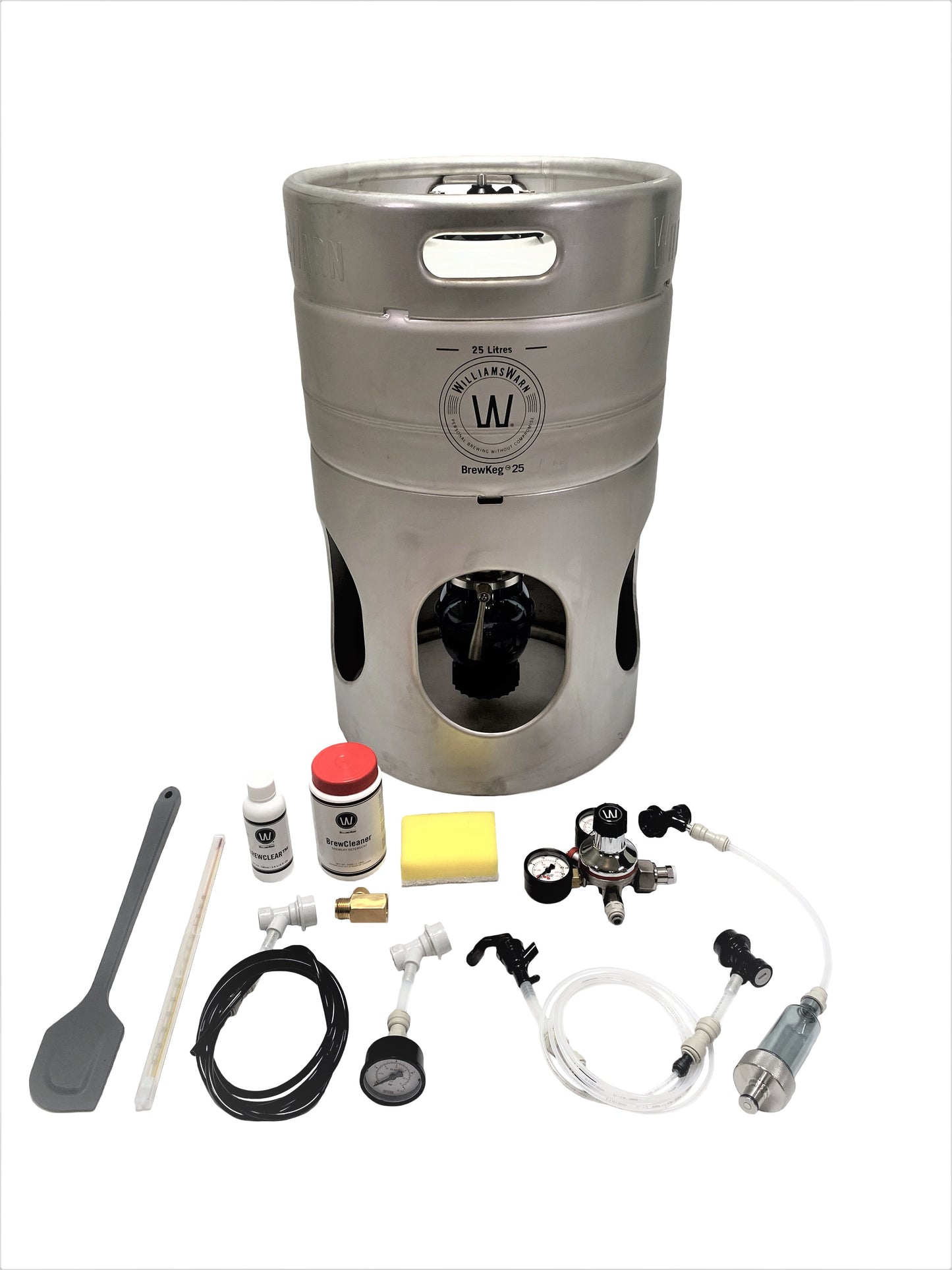 BrewKeg25 Starter Pack (Draining Sediment Bottle)