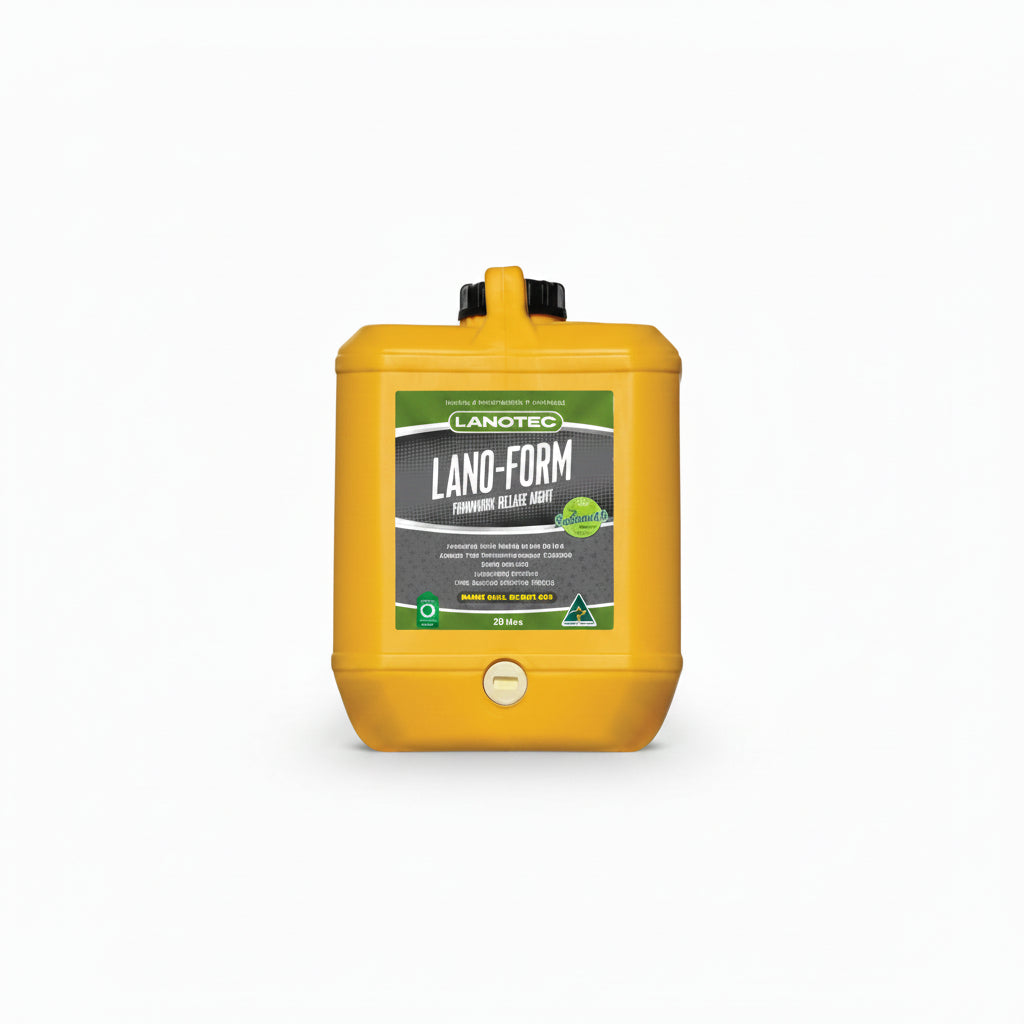 image of yellow 10ltr screw top container containing Lanoform