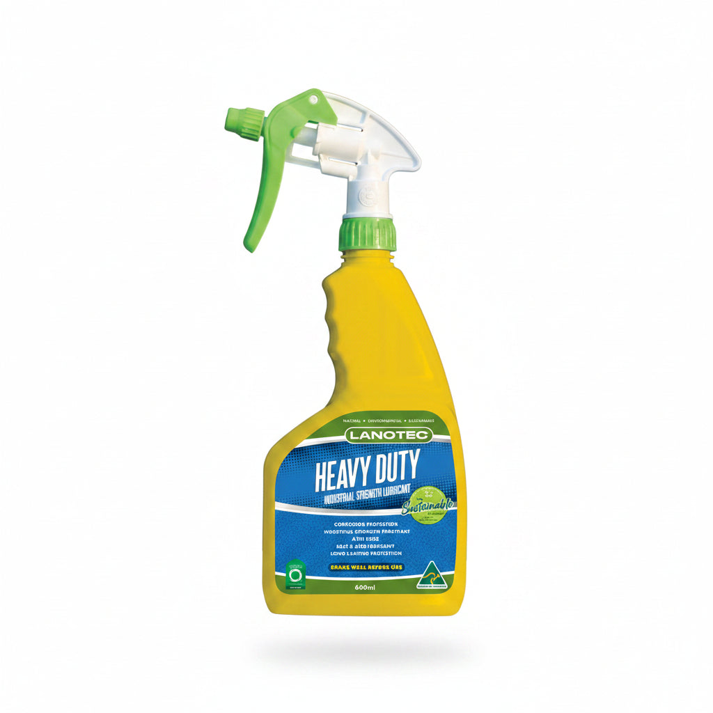 yellow trigger bottle containing heavy duty