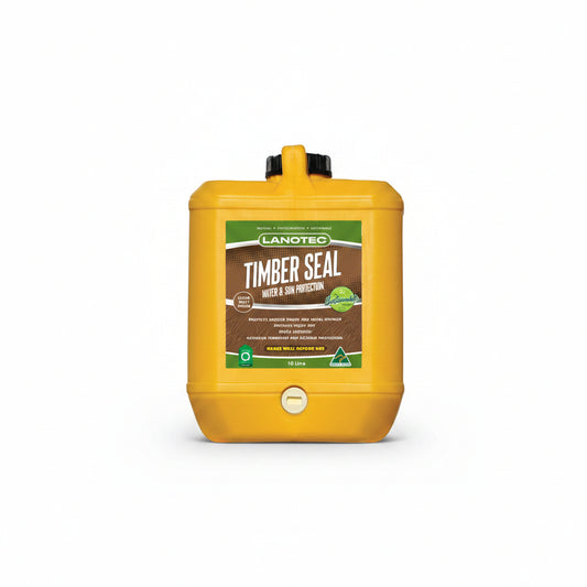 yellow 10ltr container that is screw top containing timber seal