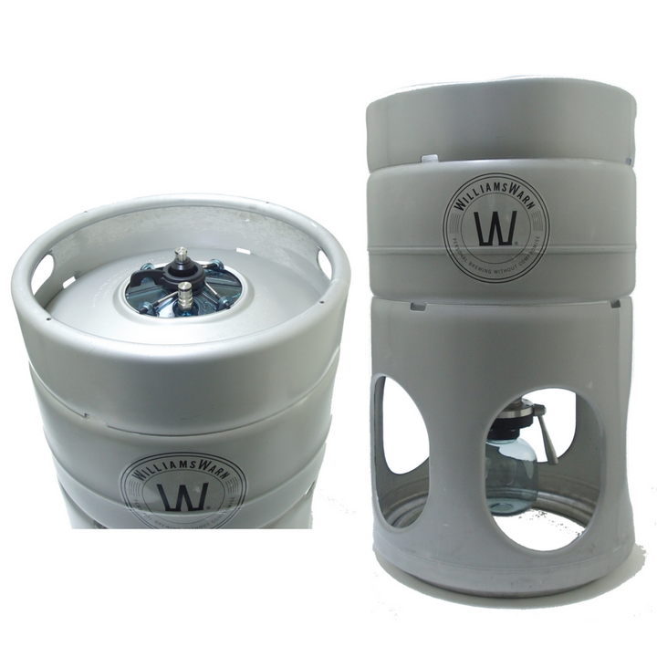 BrewKeg25™ with Non-Draining Sediment Bottle - WilliamsWarn