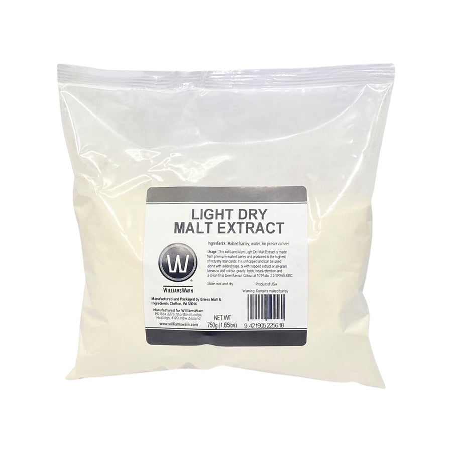 Light Dry Malt Extract 750g - WilliamsWarn